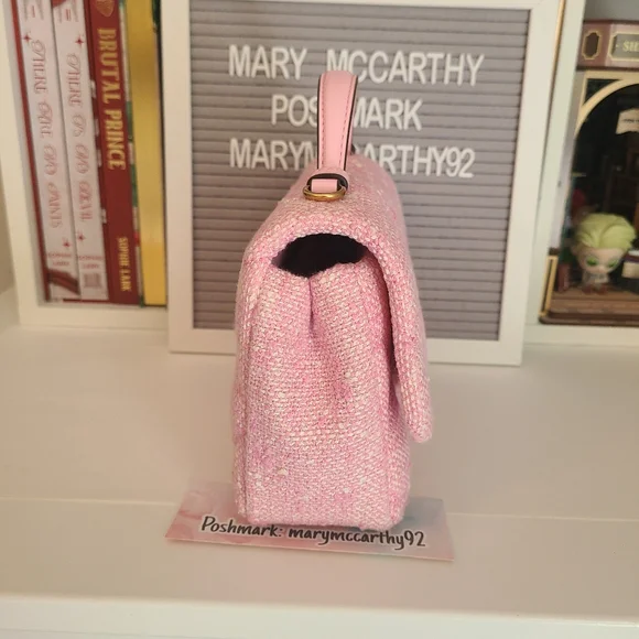 Tory Burch Willa Tweed Mini Top Handle Bag - Picture 8 of 12